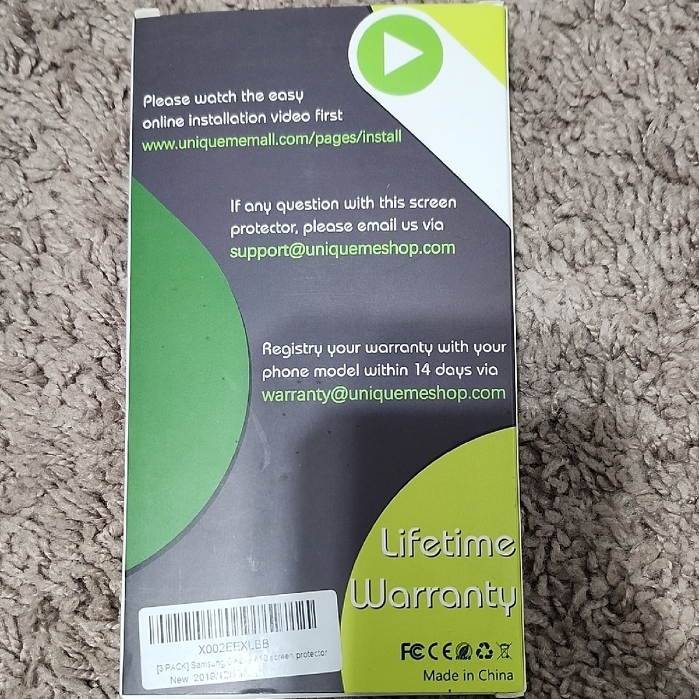 Screen Protector - 3 Pack Samsung Galaxy A10